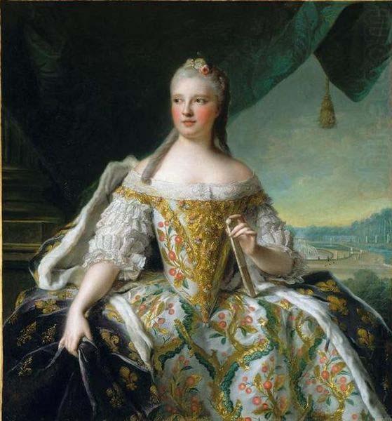 Jjean-Marc nattier Marie-Josephe de Saxe, Dauphine de France dite autrfois Madame de France oil painting picture